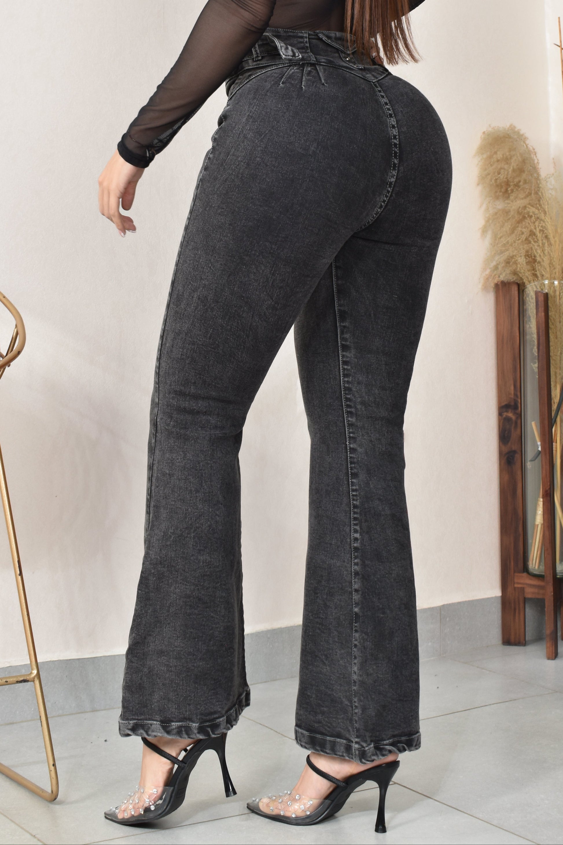 Jean Mujer Levanta Cola Campana (C-B254037-R) ●