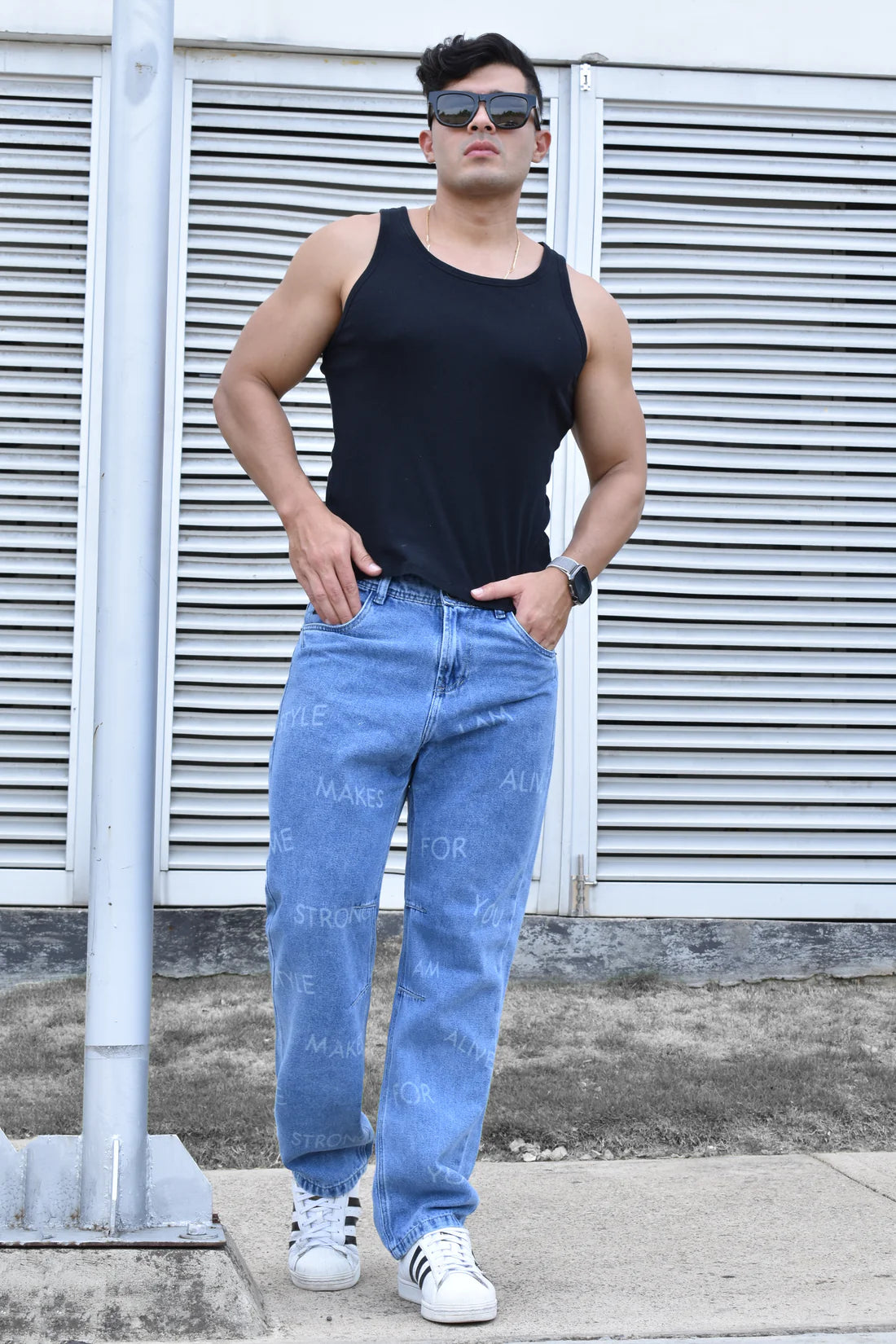 Jean Hombre Oversize (C-BD257024-T) ●