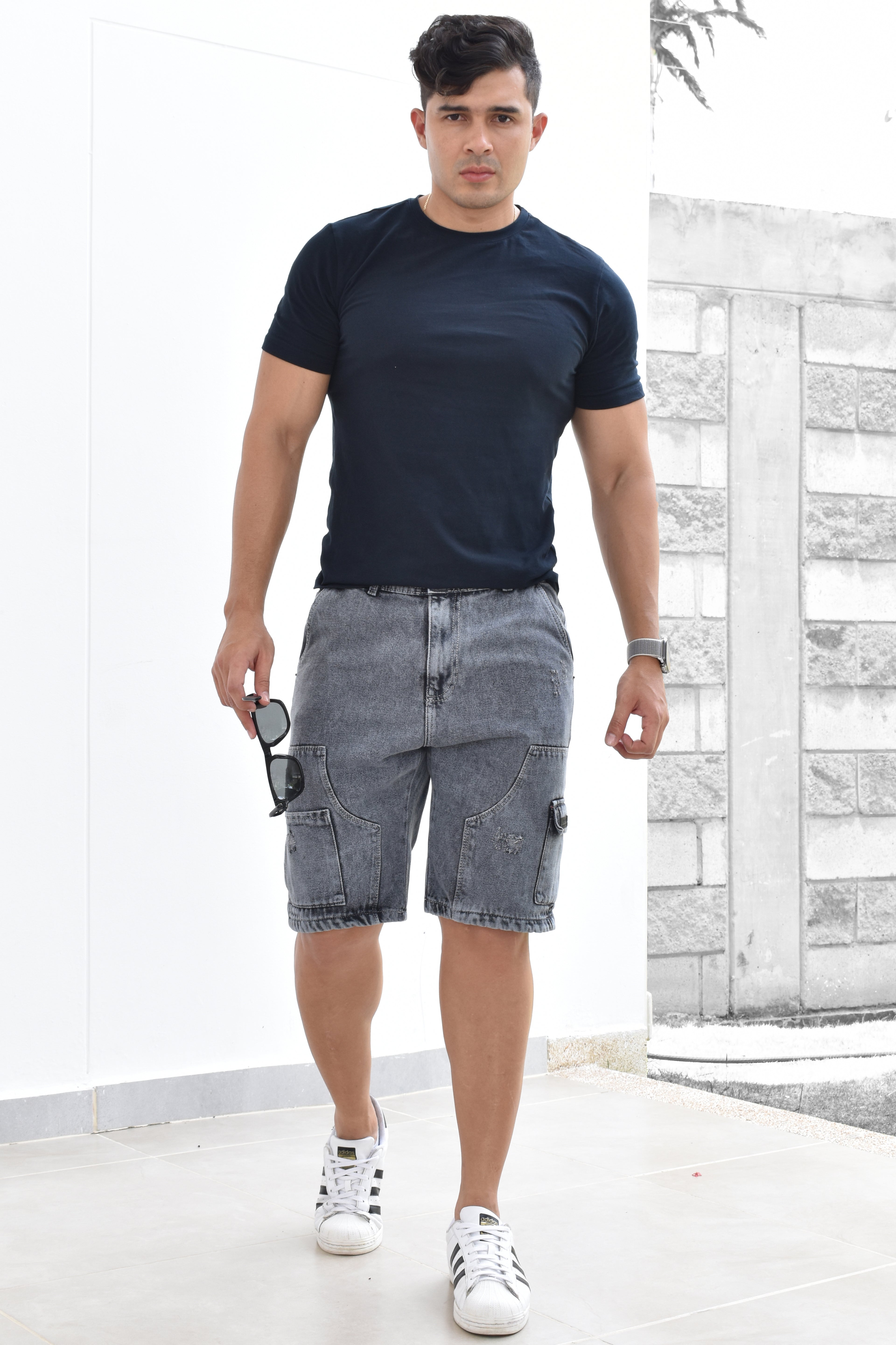 Bermuda Hombre Denim (C-BD256504-T) ●