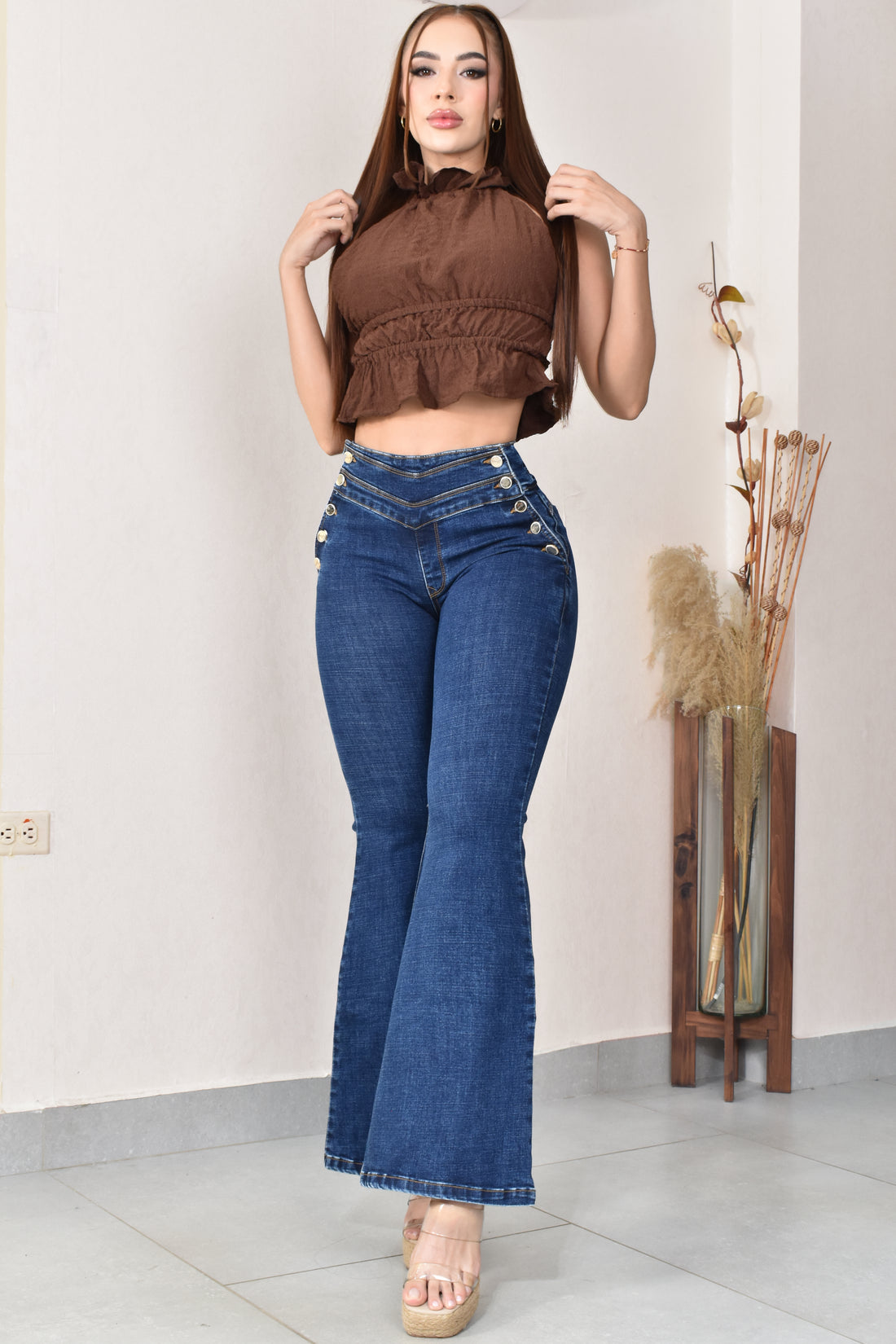 Jean Mujer Levanta Cola (C-B254063-T) ●