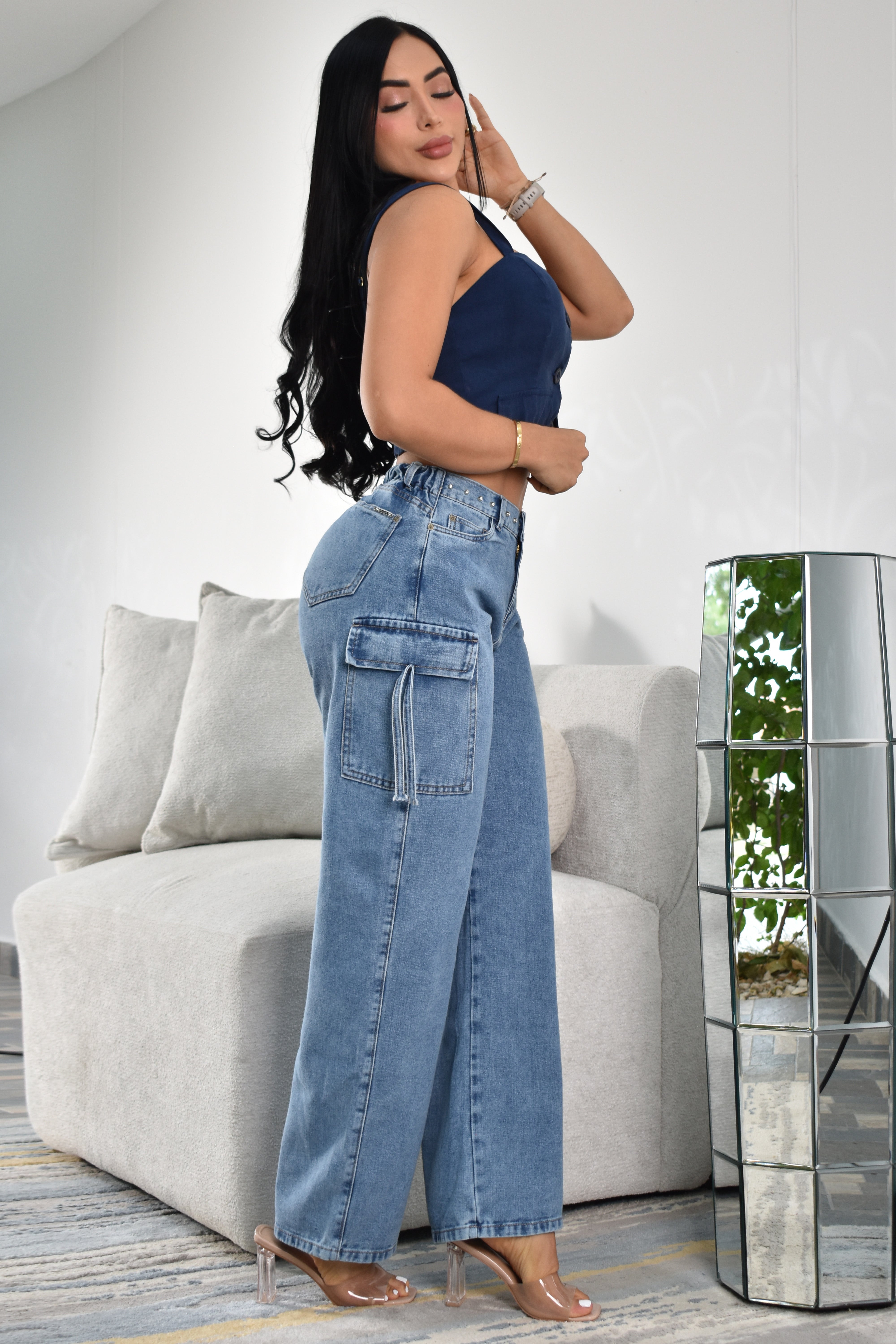 JEANS BOTA RECTA HORMA PERFECTA REF. BK264005