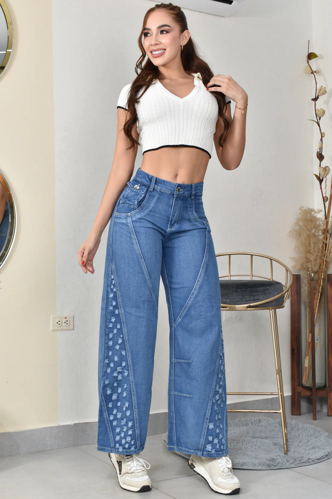 Jean Para Mujer con Efecto Levanta Cola (C-BY254076-S)