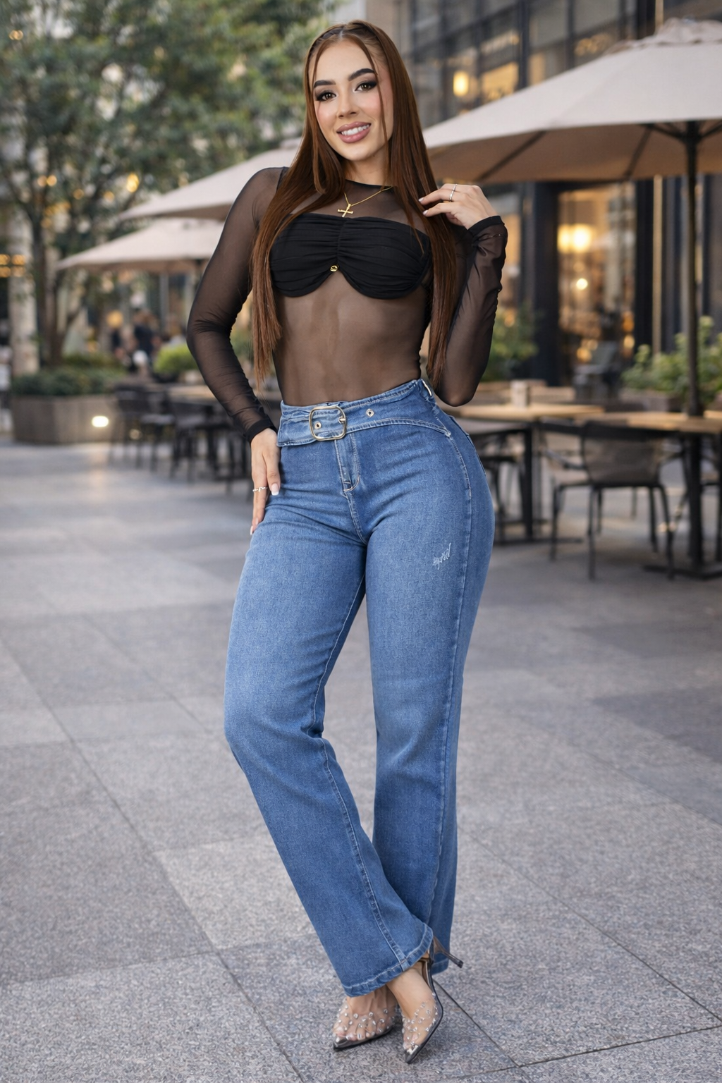 Jean Mujer Levanta Cola (C-B254068-T)●-