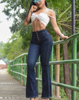 Jean Mujer Levanta Cola (C-BK4076-T) ●