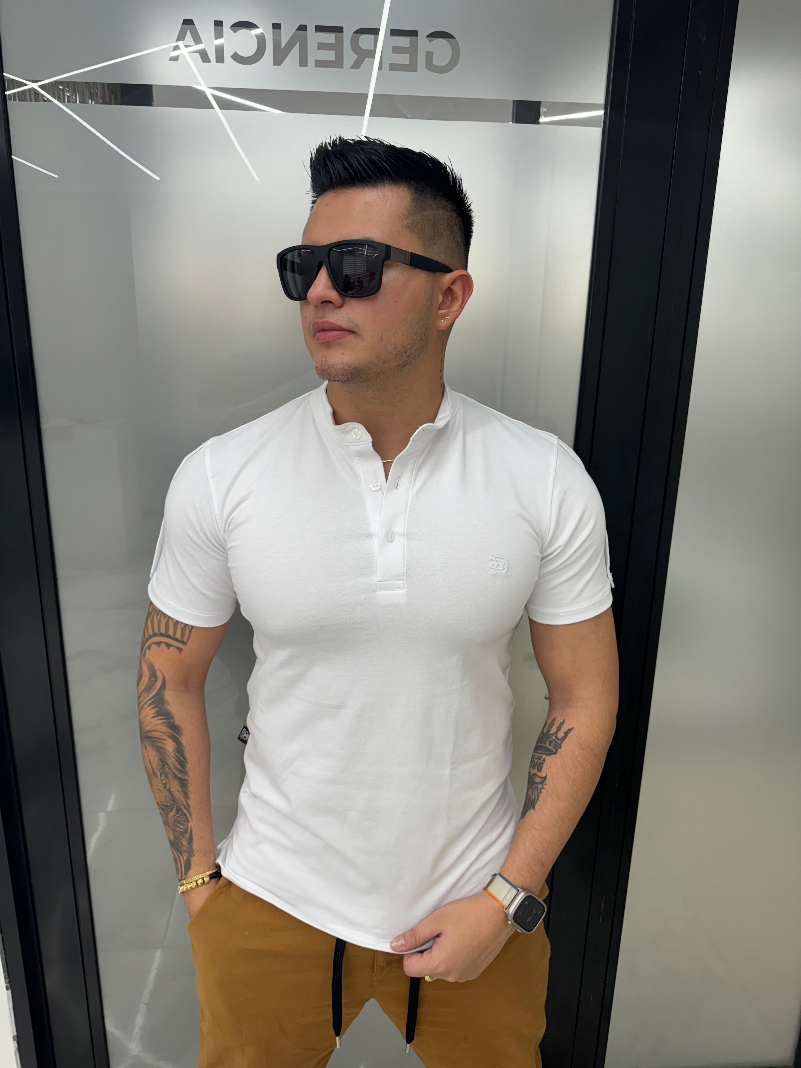 Camisa Hombre Polo Slim (C-BYP27-T) ●