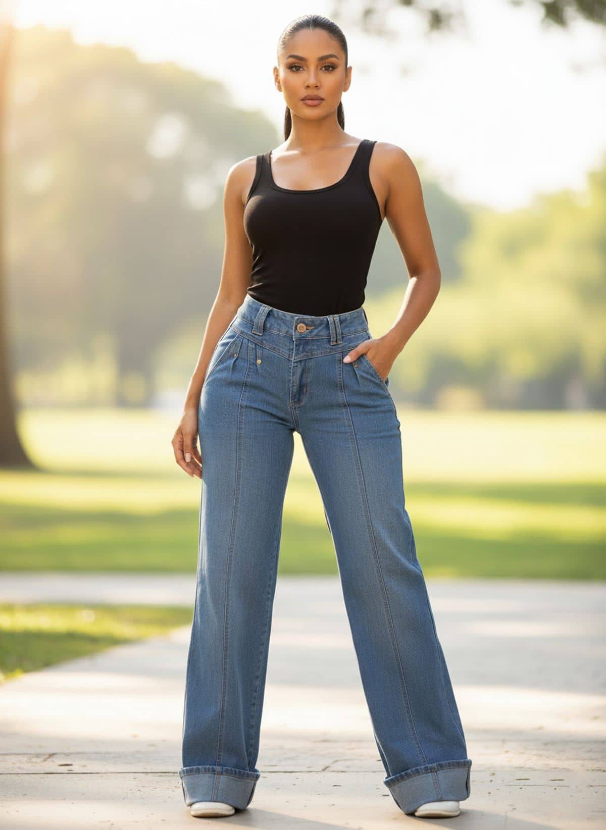 Jean Colombiano Corte Ancho (C-PC7718-M)