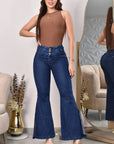 Jean Mujer Levanta Cola Campana (C-B254022-R) ●