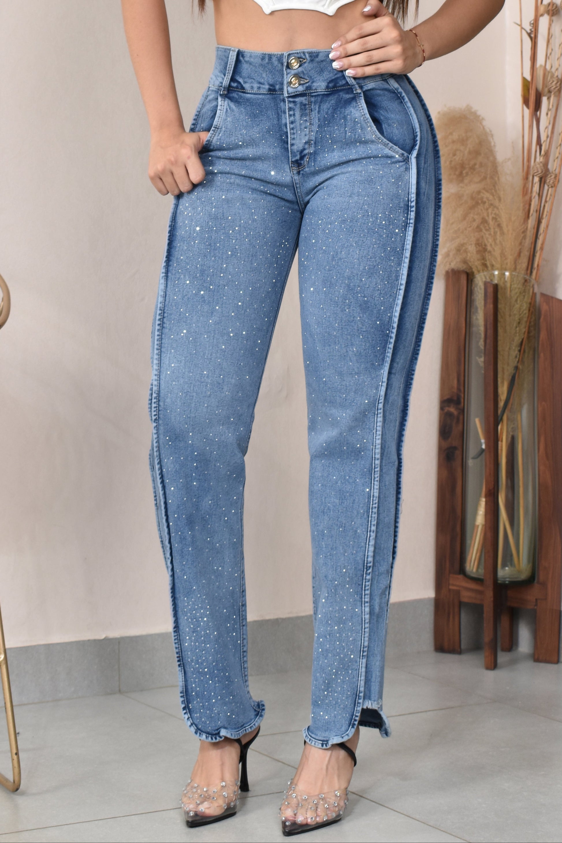 Jean Mujer Levanta Cola (C-B254065-T) ●