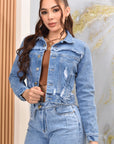 Chaqueta Mujer Denim (C-BY258001-T) ●