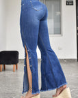 Jean Mujer Levanta Cola Campana (C-BK4078-T) ●