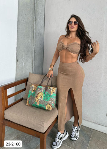 Dúo Falda y Top Para Mujer