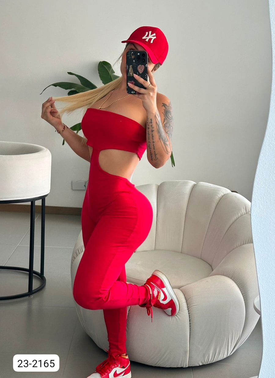 Enterizo Rib Para Mujer