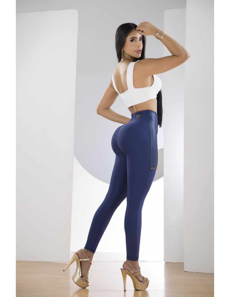 Leggigns Efecto Lipo con Cremalleras Laterales (C-JP3210-S)