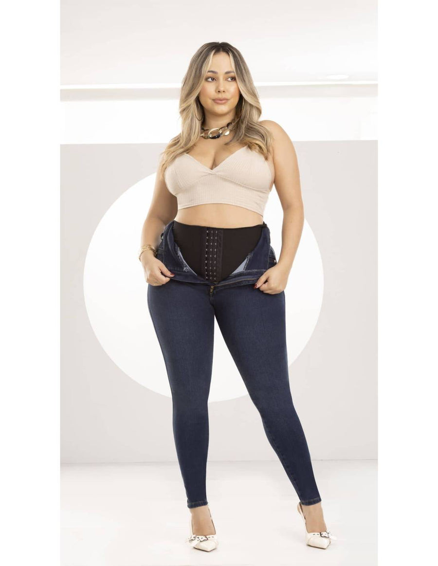 Jean Colombiano con Faja Azul (C-PTF7695-S)