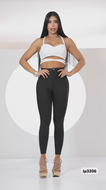 Leggigns Efecto Lipo con Cremalleras (C-JP3207-S)